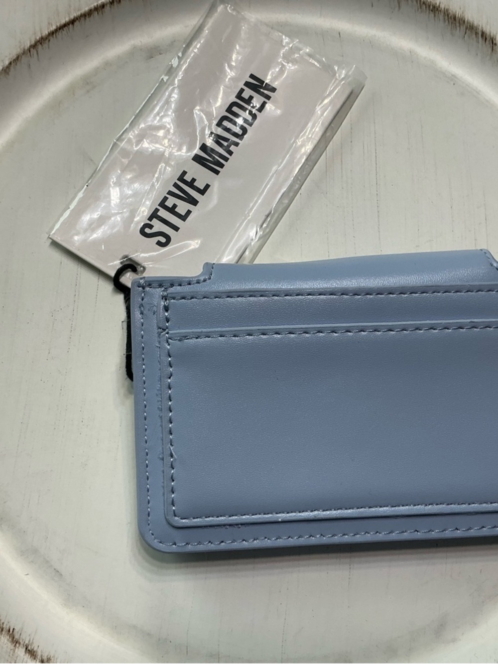 Steve Madden Pastel Blue Card Holder - Picture 2 of 3